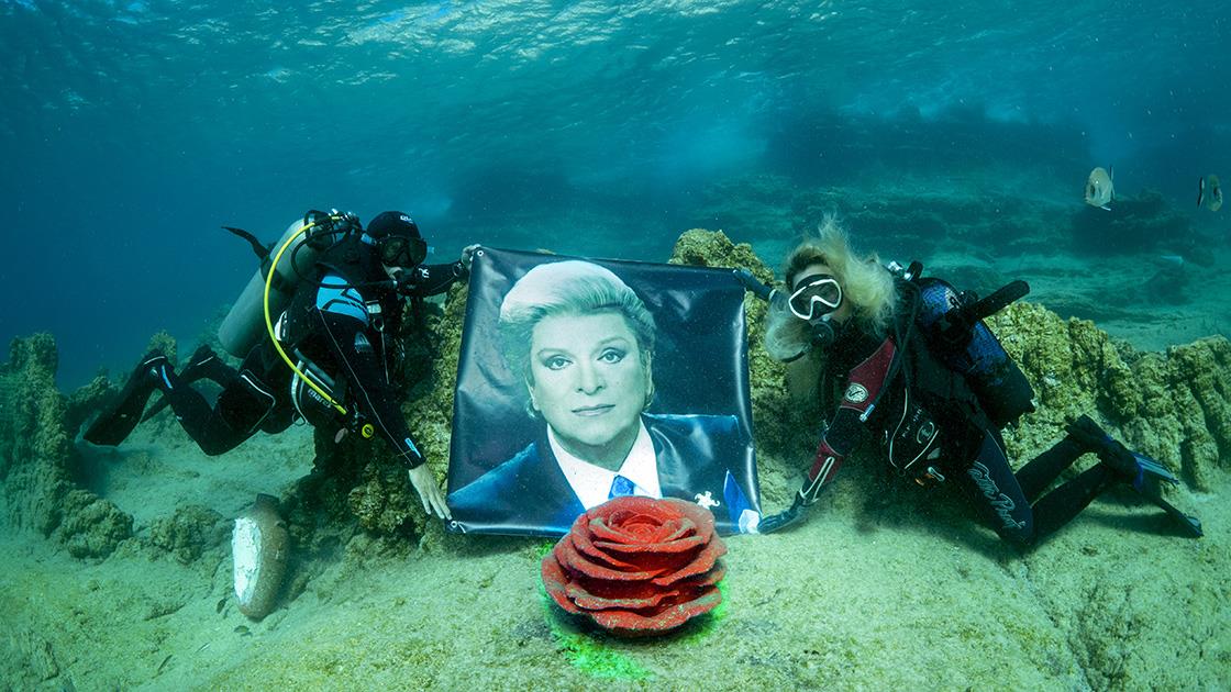 'Sanat Güneşi', vefatının 26. yılında su altında anıldı