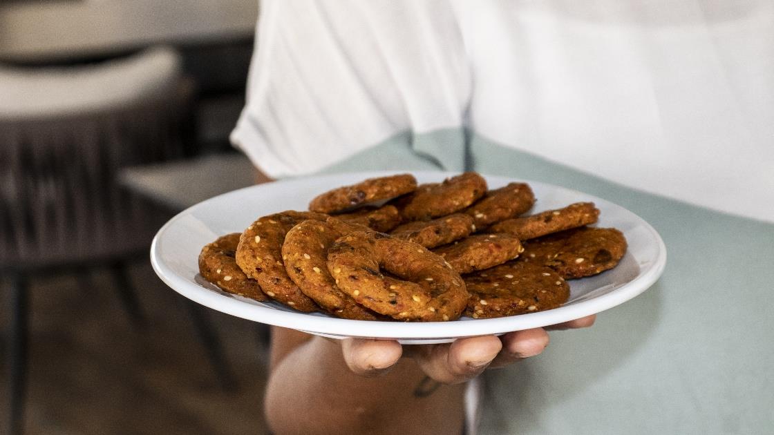 Gastronomi kenti Hatay'ın yeni lezzeti "zeytinli kahke"