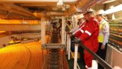 Karadeniz Gaz Sahası’nda kabloları denizin tabanına döşeyecek gemi bu hafta göreve başlayacak