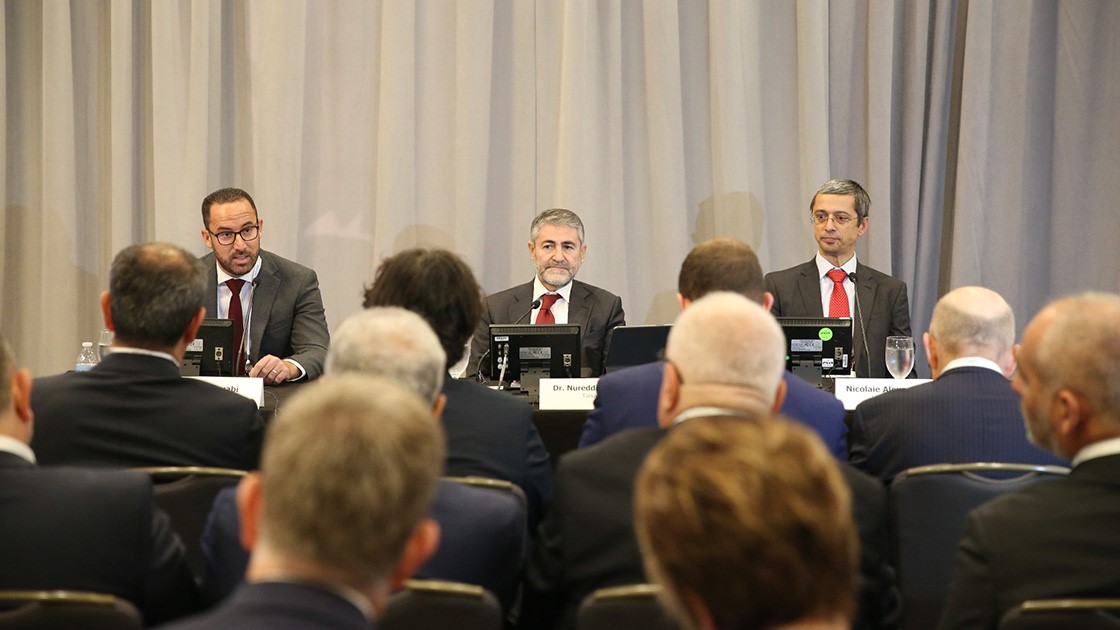 Hazine ve Maliye Bakanı Nebati, dünyanın önde gelen yatırımcılarıyla ABD'de görüştü