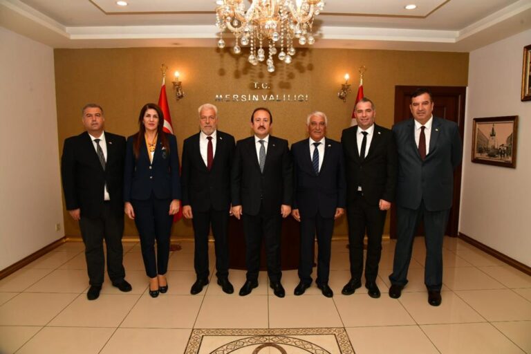 KKTC heyetinden Mersin’de önemli ziyaretler