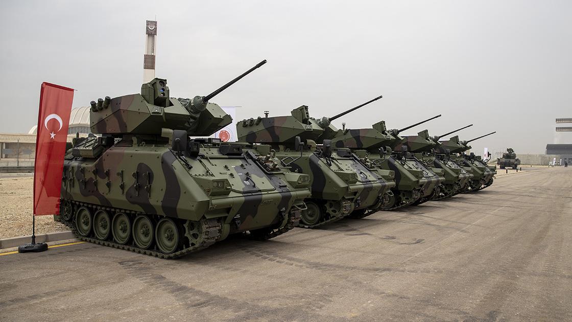 Modernize edilmiş ilk ZMA’lar güvenlik güçlerine teslim edildi