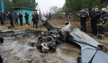 Bursa’da eğitim uçağının düşmesi sonucu 2 kişi yaşamını yitirdi