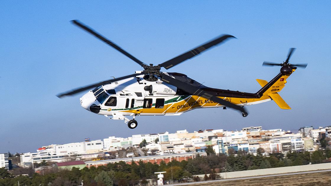 OGM’nin ilk T70 yangın söndürme helikopteri teslim edildi