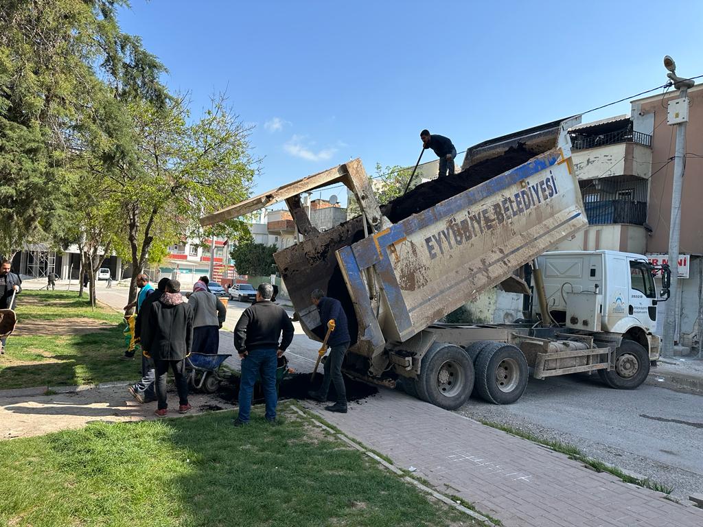 EYYÜBİYE PARKLARI BAHARA HAZIRLANIYOR