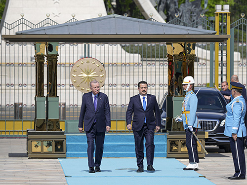 Irak Başbakanı el Sudani Cumhurbaşkanlığı Külliyesinde