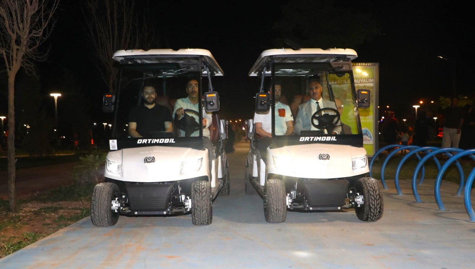 Eyyübiye Millet Bahçesi’nde Golf Araçları Hizmete Sunuldu