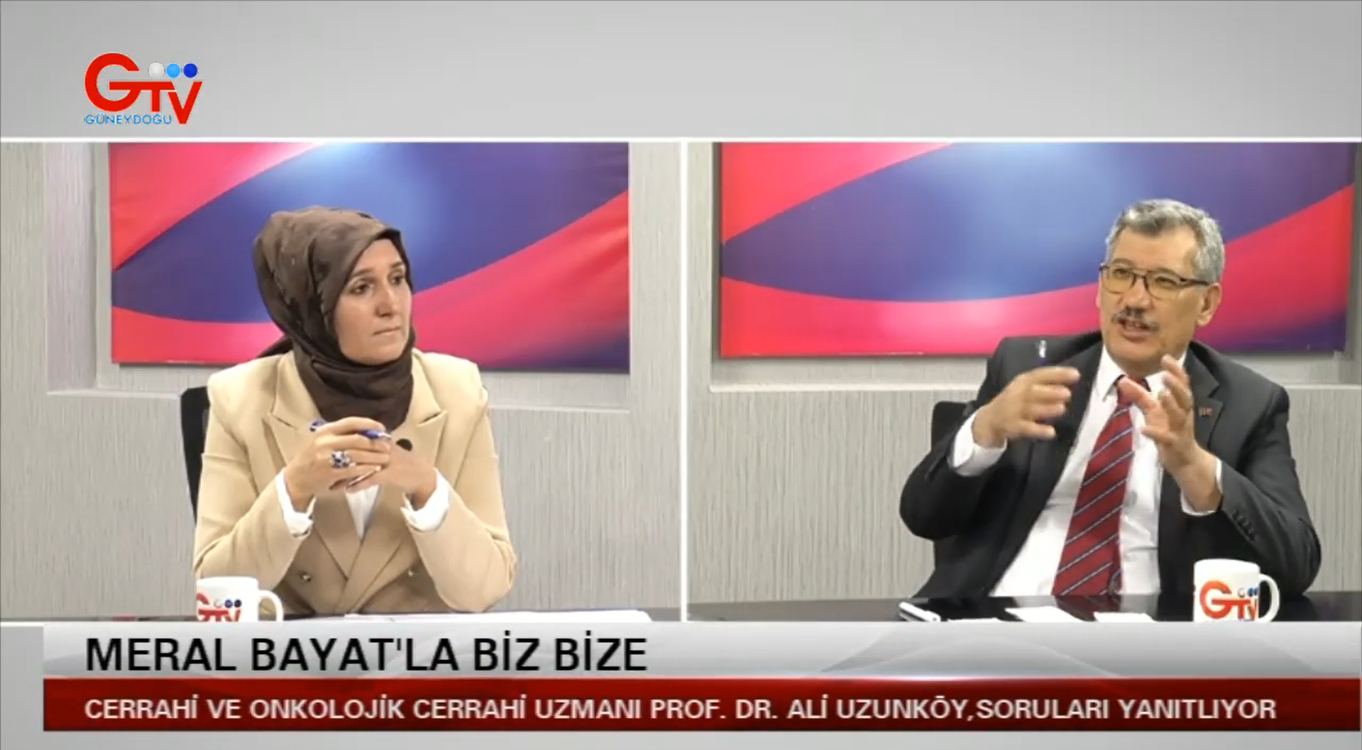 Prof. Dr. Ali Uzunköy, Güneydoğu Televizyonu’nda “Meral Bayat’la Biz Bize” Programının Konuğu Oldu