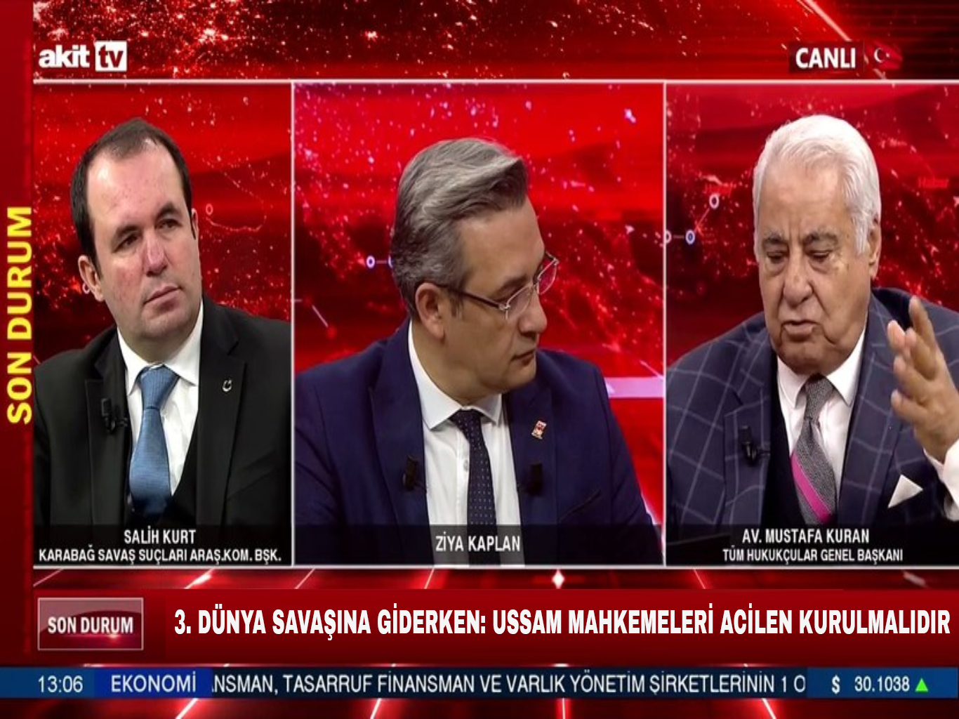 3. Dünya Savaşına Giderken: USSAM Mahkemeleri Acilen Kurulmalıdır