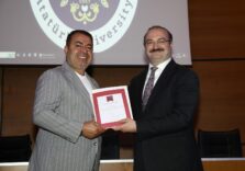 Rektör Hacımüftüoğlu’ndan Konyar’a teşekkür mesajı