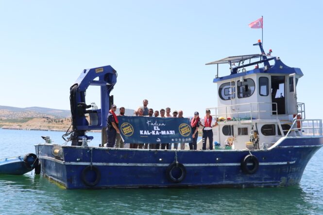 ÇEKEREK BARAJI'NDA JANDARMADAN ANLAMLI MESAJ "KADINA EL KALKMAZ"