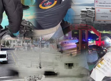 İstanbul Açıklarında Düzenlenen Operasyonda 200 Kg Skunk Ele Geçirildi